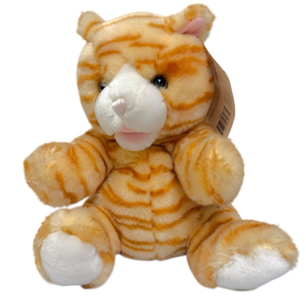 Vintage 2000 Animal Alley Toys R Us Exclusive Orange Tabby Cat Kitty Puppet NWT - Picture 2 of 9